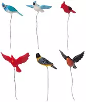 Lemax assorted birds, s/6 kerstdorp accessoire 2008