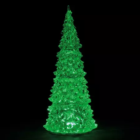 Lemax crystal lighted tree 3 color verlichte boom 2019