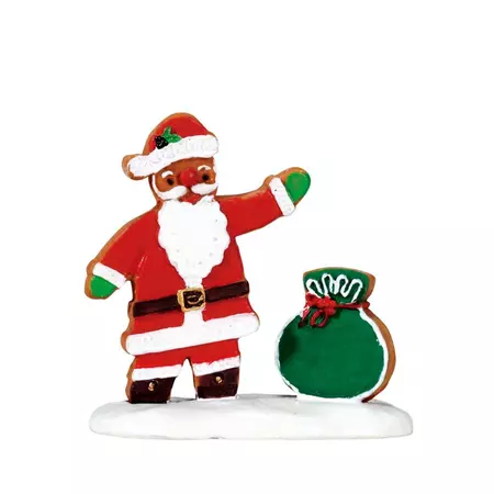 Lemax gingerbread santa kerstdorp figuur type 2 Sugar 'N' Spice 2017