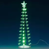 Lemax lighted silhouette tree green verlichte boom 2018