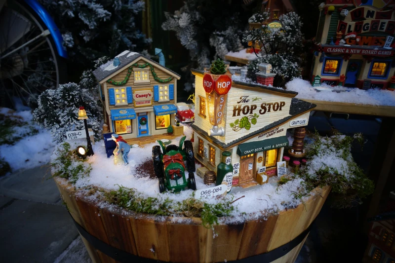 Hoe klein kerstdorp bouwen tips