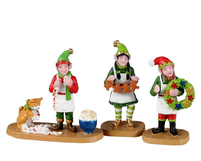 Lemax Santa's Wonderland Crafty Elves kerstfiguur