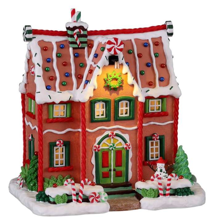 Lemax Sugar 'n Spice Peppermint House kersthuisje