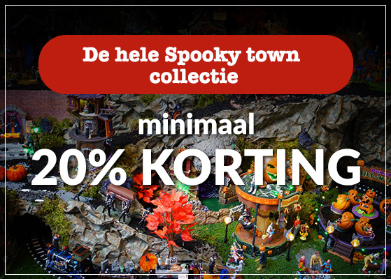 20% korting op Lemax Spooky Town