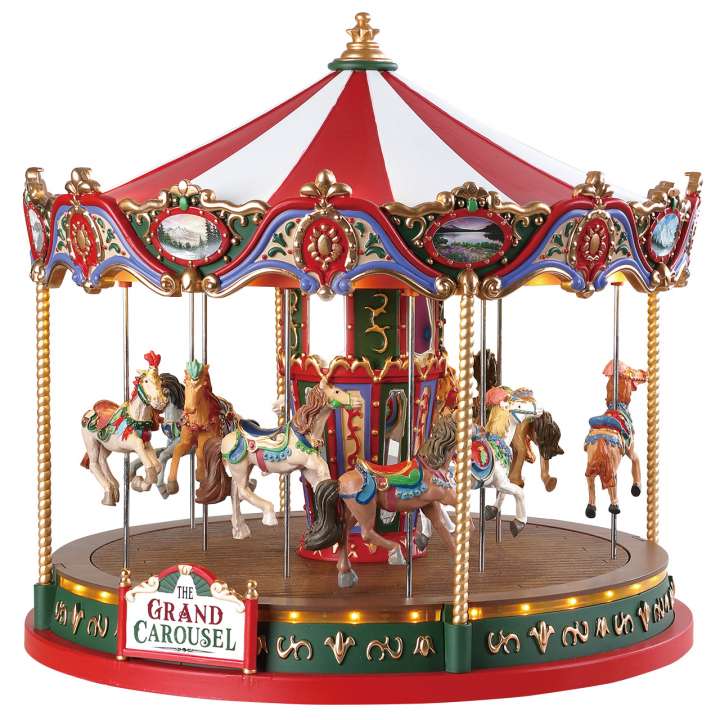 Lemax The grand Carousel draaimolen voor je kerstdorp