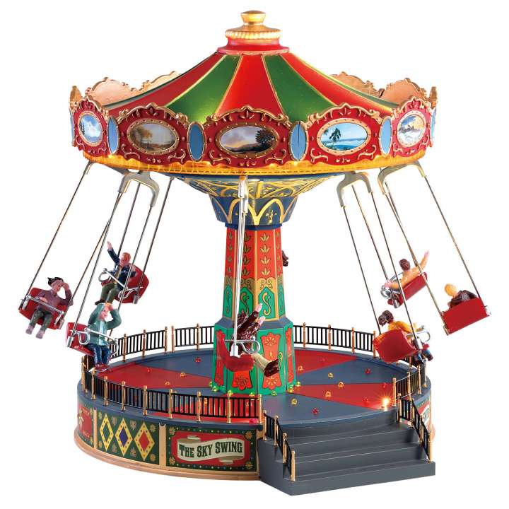 Lemax The sky Swing zweefmolen voor je kerstdorp