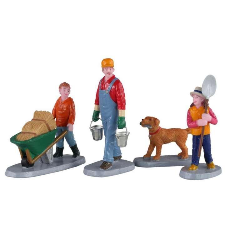 Lemax Harvest Crossing Morning Chores kerstdorp figuur 2020