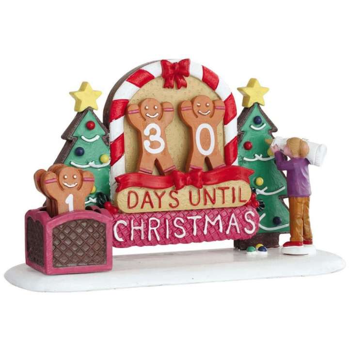 Lemax gingerbread Countdown kerstdorp figuur nieuw in 2020