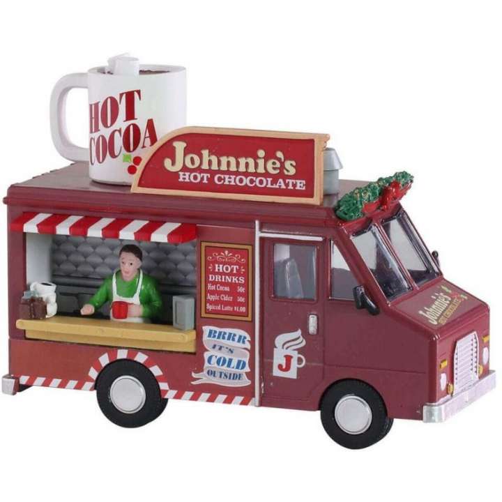 Lemax johnnie's hot chocolate kerstdorp figuur nieuw in 2021