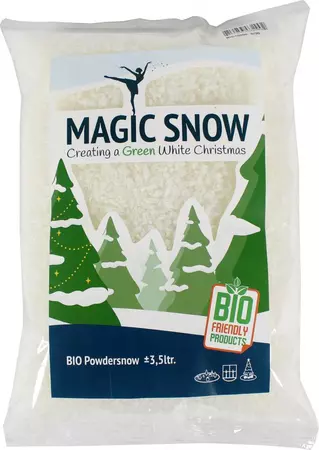 Bio poedersneeuw ± 3,5 ltr