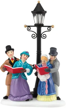 Dickens' Village Caroling by Lamplight accessoirefiguur