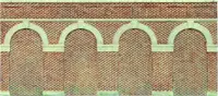 Hornby Steunmuren Baksteen 2 st. 1:76