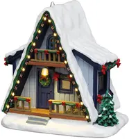 Lemax a-frame rental home verlicht kersthuisje Vail Village 2026 - afbeelding 1