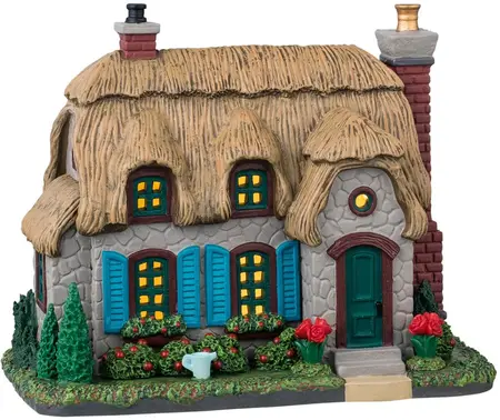 Lemax abigail's cottage verlicht kersthuisje Caddington Village 2024 - afbeelding 1