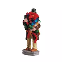 Lemax all wrapped up kerstdorp figuur type 1 Caddington Village 2005