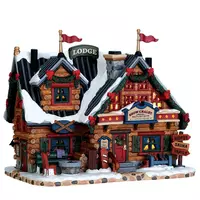 Lemax apres-ski lodge verlicht kersthuisje Vail Village 2017 - afbeelding 1