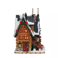 Lemax apres-ski lodge verlicht kersthuisje Vail Village 2017 - afbeelding 3