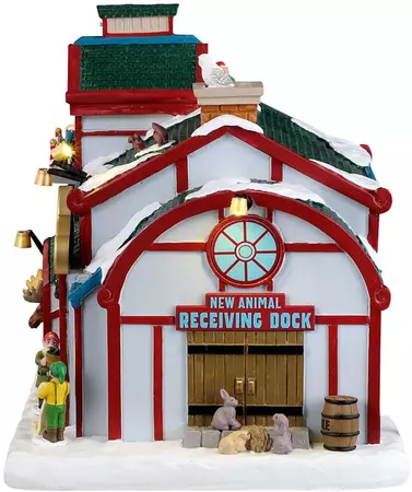 Lemax arctic animal sanctuary verlicht kersthuisje Santa's Wonderland 2023 - afbeelding 3