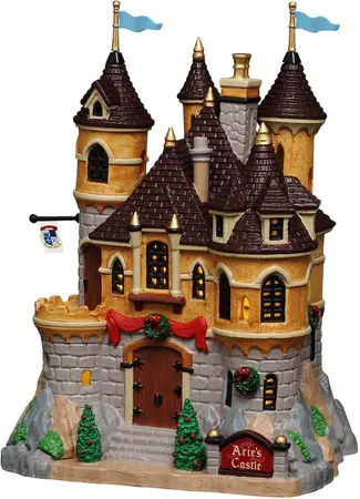 Lemax arie's castle verlicht kersthuisje Caddington Village 2026 - afbeelding 1