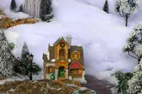 Lemax artists' lofts verlicht kersthuisje Vail Village 2024 - afbeelding 4