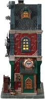 Lemax b.a. freyed clocksmith, b/o led verlicht huisje Spooky Town 2022 - afbeelding 3