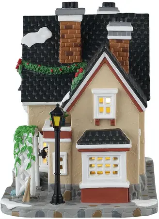 Lemax beatrice's garden supply boutique verlicht kersthuisje Caddington Village 2025 - afbeelding 4