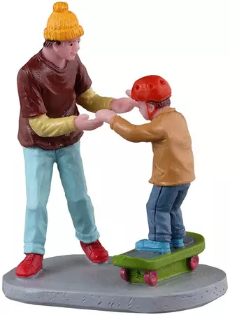 Lemax beginner boarder kerstdorp figuur type 2 Caddington Village 2023
