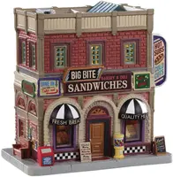 Lemax big bite sandwiches verlicht kersthuisje Jukebox Junction 2019 - afbeelding 1