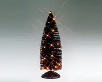 Lemax black bristle tree with orange lights verlichte boom Spooky Town 2025