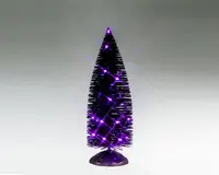 Lemax black bristle tree with purple lights verlichte boom Spooky Town 2025