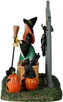 Lemax black cat countdown tafereel Spooky Town 2022 - afbeelding 3