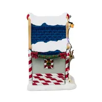 Lemax blitzen's den verlicht kerstdorp tafereel Santa's Wonderland 2024 - afbeelding 3