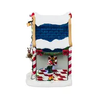 Lemax blitzen's den verlicht kerstdorp tafereel Santa's Wonderland 2024 - afbeelding 4