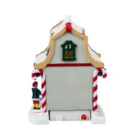 Lemax blitzen's den verlicht kerstdorp tafereel Santa's Wonderland 2024 - afbeelding 5