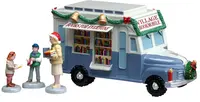 Lemax bookmobile kerstdorp tafereel 2026 - afbeelding 1