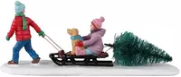 Lemax bringing home our tree kerstdorp tafereel Vail Village 2023 - afbeelding 4