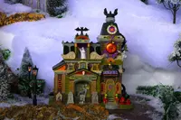 Lemax broken bell telephone co. verlicht huisje Spooky Town 2024 - afbeelding 4