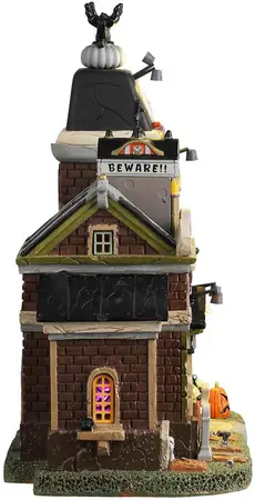 Lemax broken bell telephone co. verlicht huisje Spooky Town 2024 - afbeelding 2