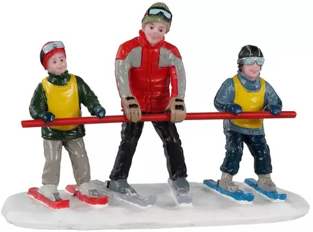 Lemax bunny slope beginners kerstdorp figuur type 3 Vail Village 2021