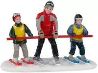 Lemax bunny slope beginners kerstdorp figuur type 3 Vail Village 2021