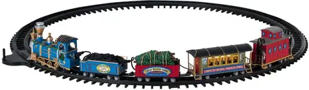 Lemax caddington regional railroad bewegende trein Caddington Village 2024