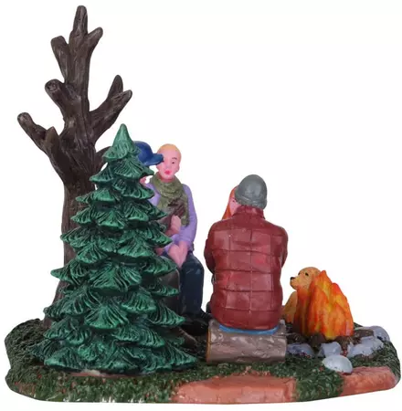 Lemax campfire music kerstdorp tafereel Vail Village  2015 - afbeelding 3