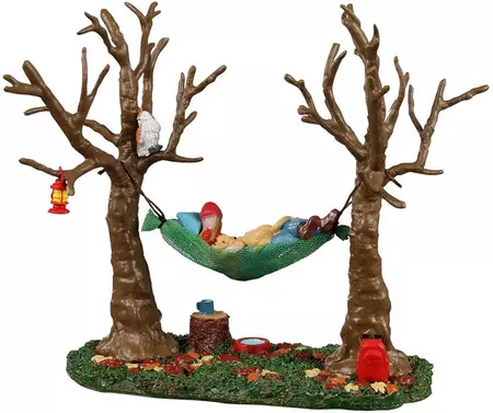 Lemax camping hammock buddy kerstdorp tafereel Vail Village  2022