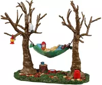 Lemax camping hammock buddy kerstdorp tafereel Vail Village  2022