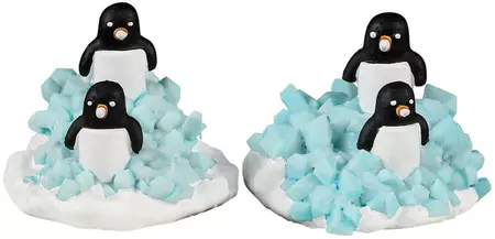 Lemax candy penguin colony, set of 2 kerstdorp figuur type 3 Sugar 'N' Spice 2023