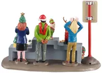 Lemax canine holiday sweater contest kerstdorp tafereel Caddington Village 2021 - afbeelding 4