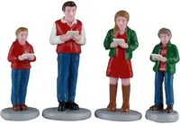 Lemax caroling family kerstdorp figuur type 4 Caddington Village 2026