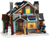 Lemax castle rock ski outfitters verlicht kersthuisje Vail Village 2026 - afbeelding 1