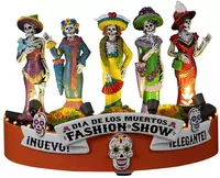 Lemax catarinas fashion show verlicht tafereel Spooky Town 2023 - afbeelding 1