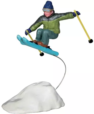 Lemax catching air kerstdorp figuur type 2 Vail Village 2012